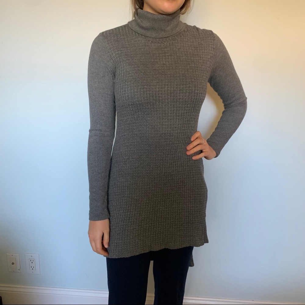 Splendid Knit Long Sleeve Turtleneck Tunic